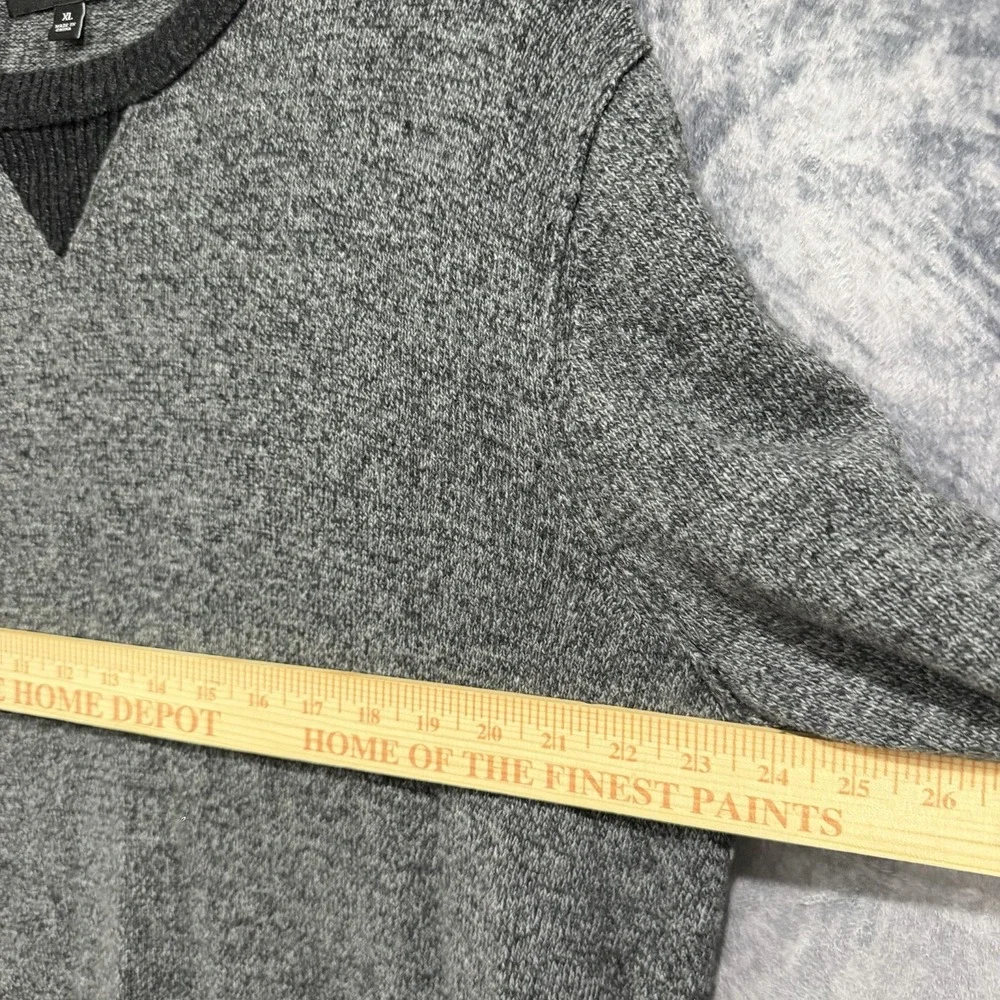 Banana Republic Filpucci Sweater Mens XL Gray Merino Wool Blend Pullover